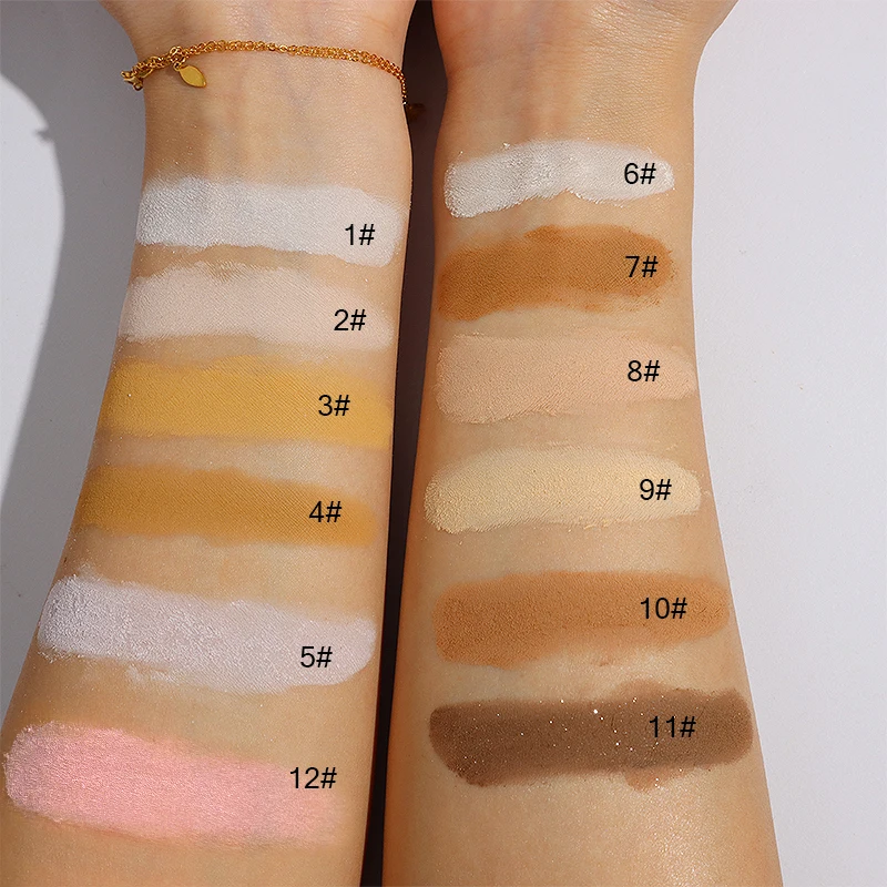 private label water proof pressed glitter shimmer makeup pigments loose setting powder