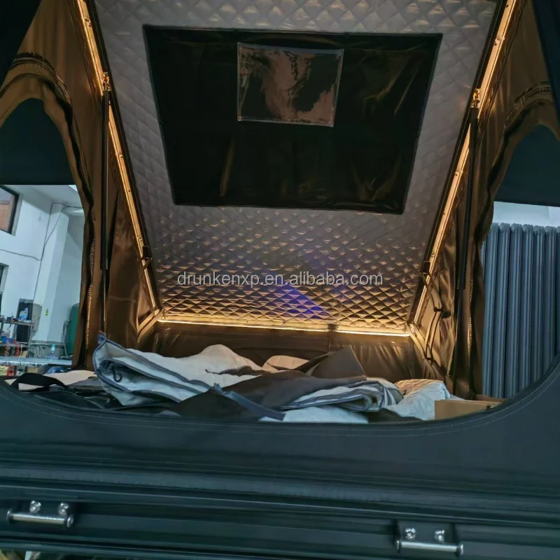 Runkenxp Автоматическая складывающаяся внедорожная алюминиевая оболочка 1 32 м ширина высокий хвост кемпинг палатка на крыше автомобиля