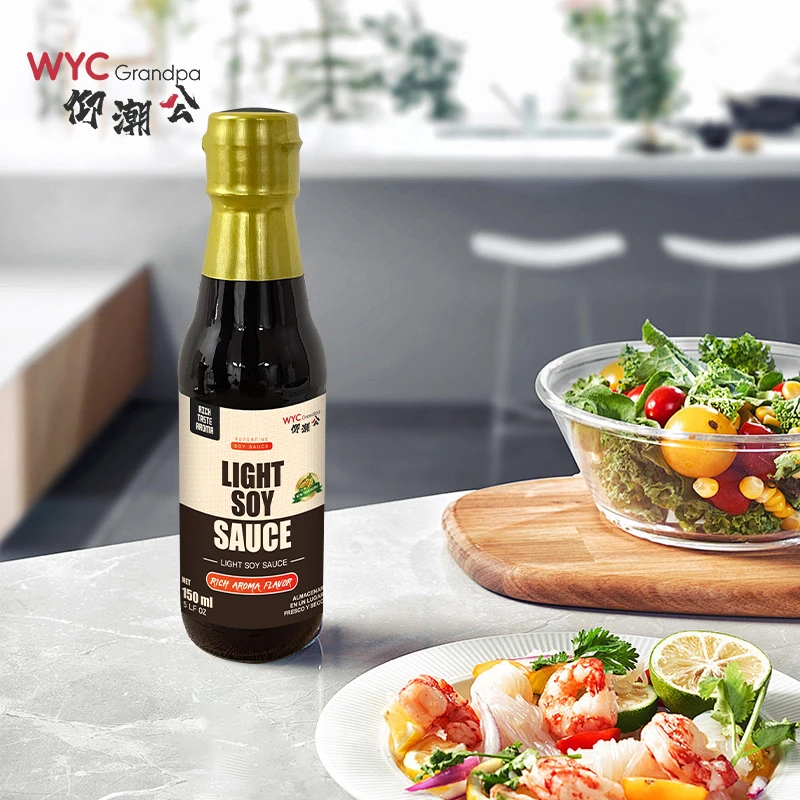 Hot Sale Factory Price Food Oem Brand Halal Spicy Soy Sauce French Worcestershir Worcestershire Sauce Bulk  soy sauce wholesale