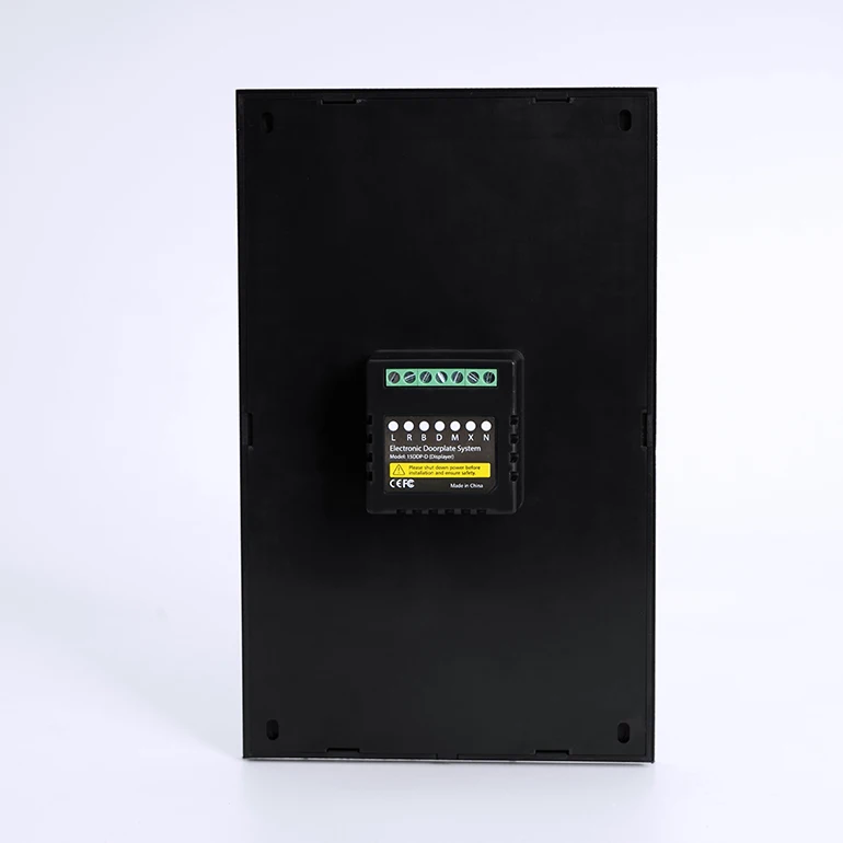 Newest Design 140*225MM Small Doorplate Smart Hotel LED Room number Displays Electronic Doorplate