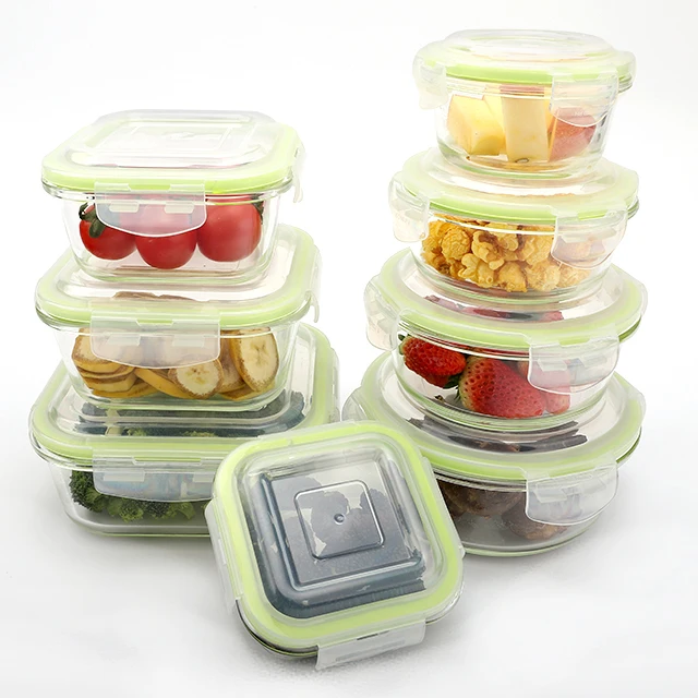 Top Ten Sale 3 Compartment Microwave Food Container Glass Lunch Box China Storage Boxes & Bins Eco-friendly Multifunction Modern