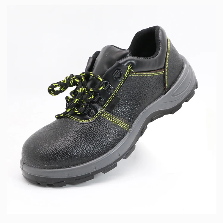 ENTE SAFETY High Quality Antiskid And Abrasion Resistant Steel Plate Steel Toe Cow Leather Work Safety Water Proof Shoes