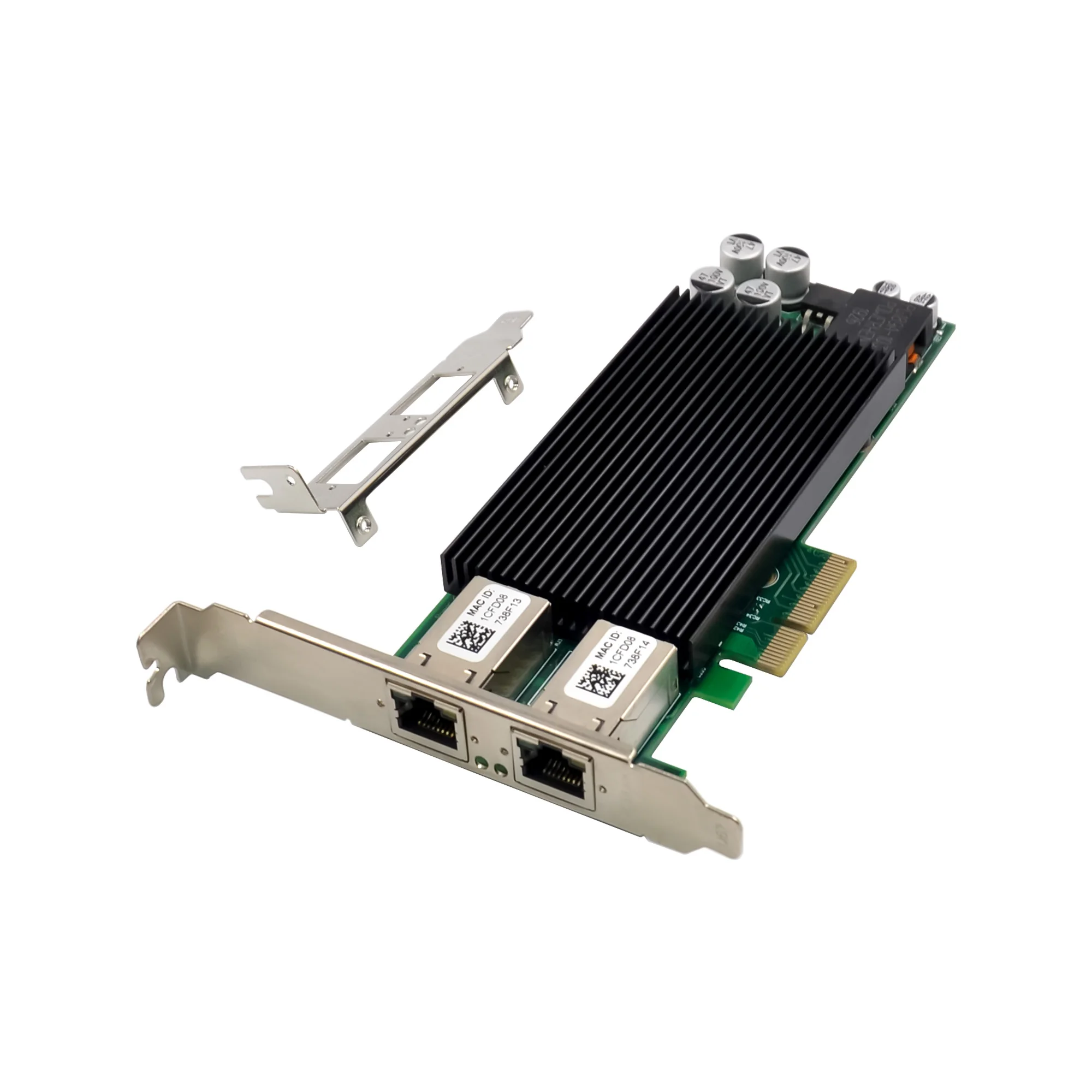 Гигабитная Серверная карта ST7283 визуальный захват двойной порт Ethernet PoE PCIe x4