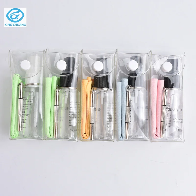 Wholesale Spray Glasses Cleaner Kit Glasses Lens Cleaner For Lens And Screen Cleaning Solution With Cloth And Screwdriver