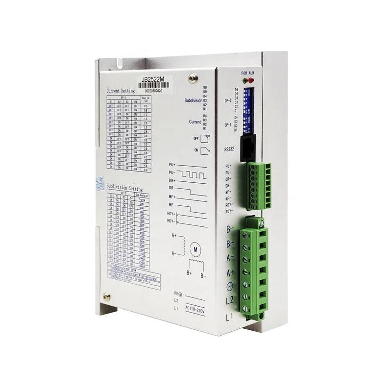 2phase Stepper motor Driver AC110-220V 0.5-5.0A 200 Microsteps matched NEMA34,NEMA42 motor controller drive