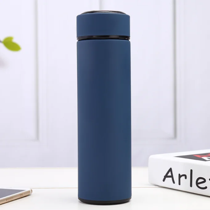 In Stock Custom 500ml Double Wall Stainless Steel Water Bottle Vacuum Thermos With Tea Infuser For Business