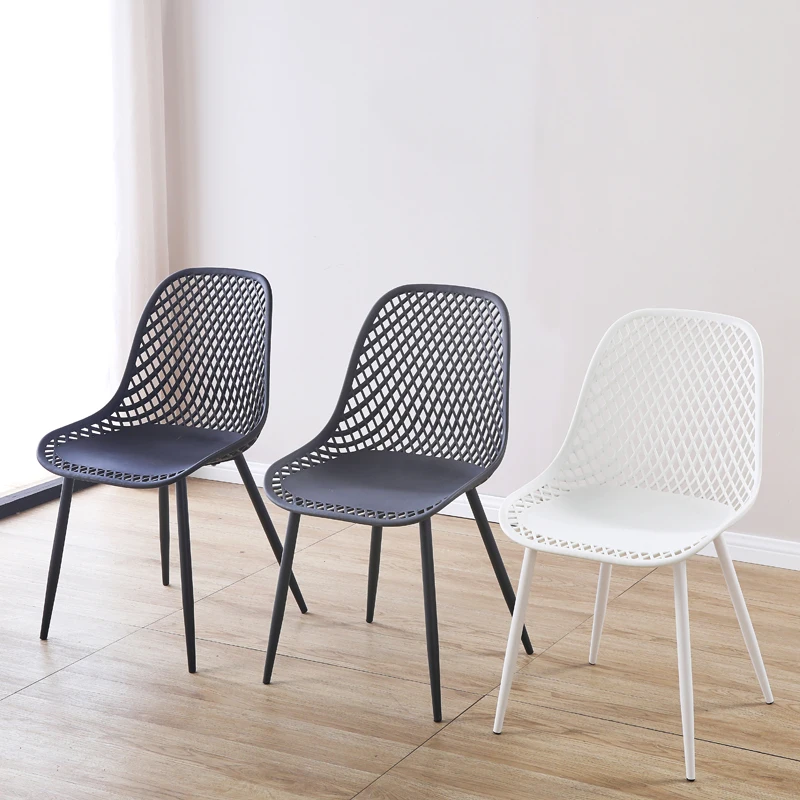 Wholesale Home Nordic Style Dining Room Furniture Leisure Design Dinning Restaurant Plastic Dining Chair for Kitchen
