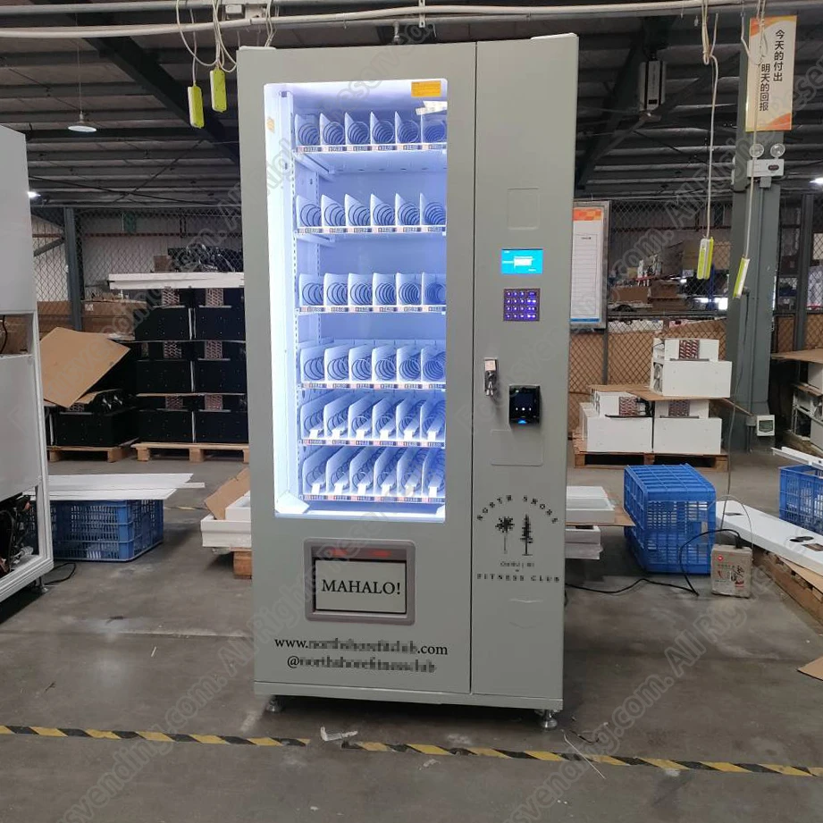 Distributeur automatique intelligent de  casse-croute de salade de fruits
