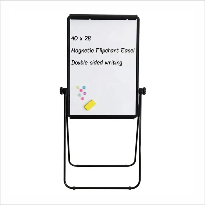 U-stand Double Sided Easel White Board 40x28 Magnetic Dry Erase  Portable Flipchart Board Whiteboard With Stand