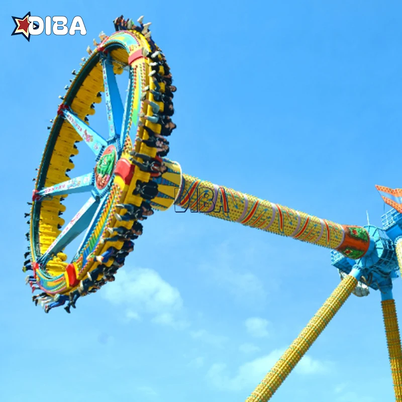 Amusement Park Attractions Extreme Rides 360 Degree 24 Seats Big Pendulum Rides For Sale