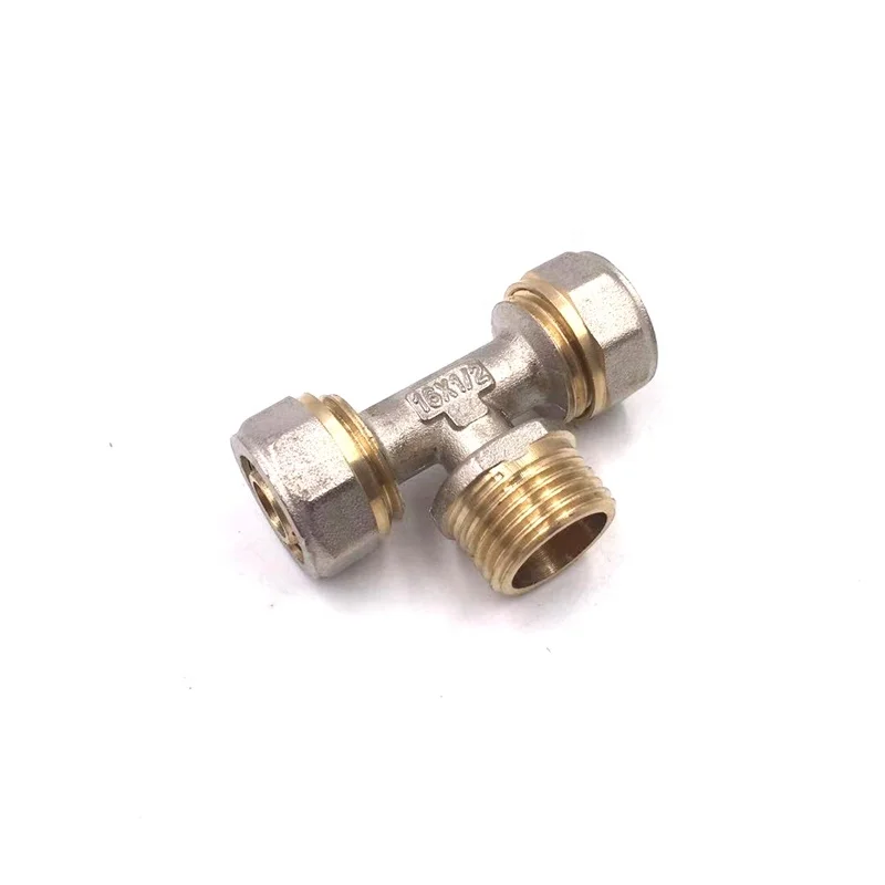 Brass Press Fitting for PPR Pipe Compression Tube Fitting
