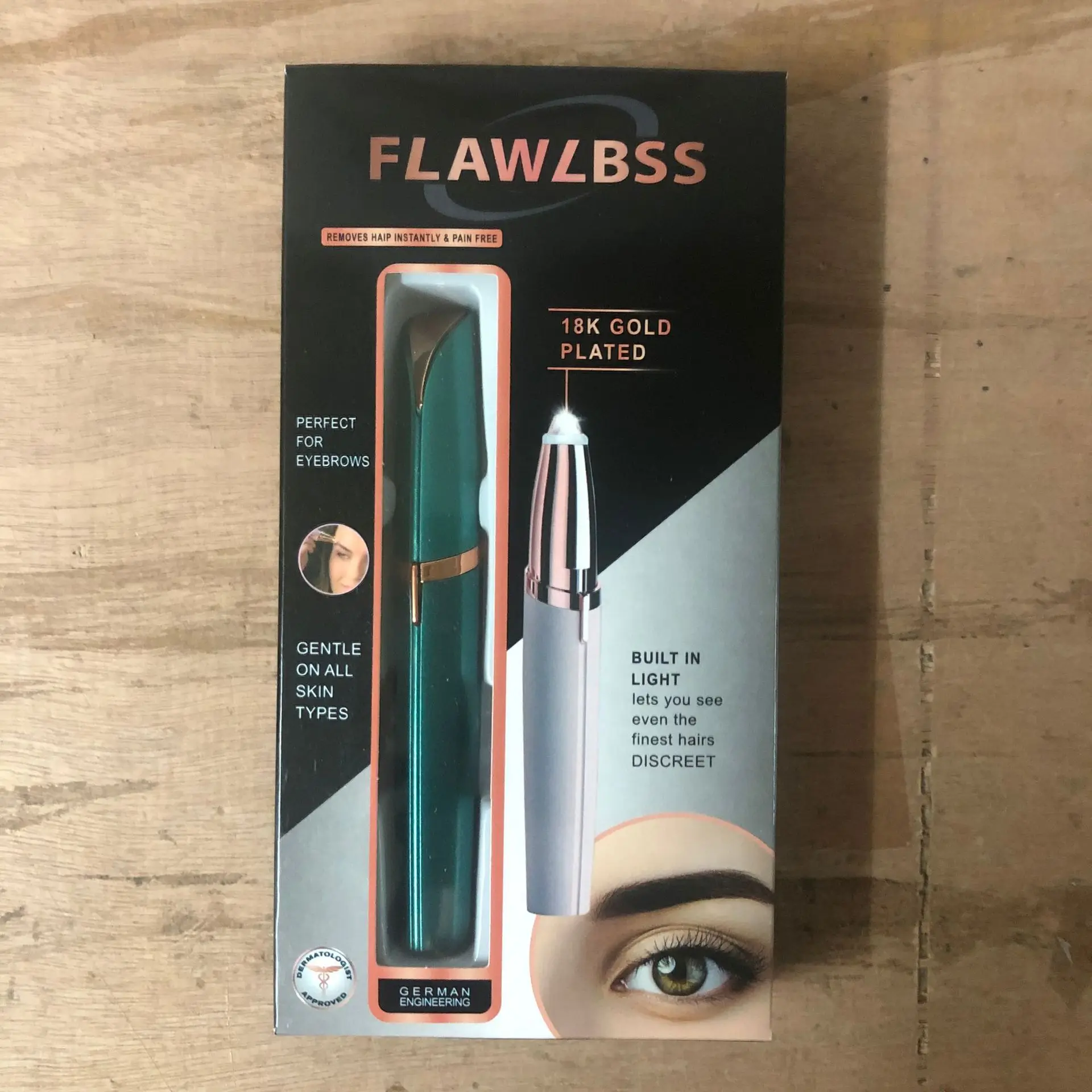 2022 HongYu Lady Beauty Personal Care Facial Hair Removing Electrical Painless Eyebrow Trimmer Shaver USB charging model