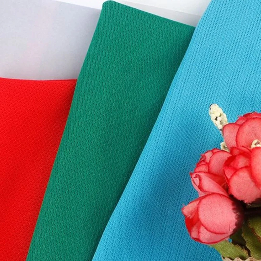 FREE SAMPLE Factory Direct Sale 100% Polyester Sport Antibacterial Knitted Fabric for T-Shirt