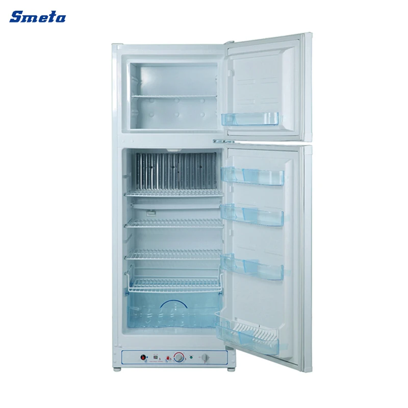 AC Refrigerator LPG Double Door Fridge Gas Refrigerator for Home TDG-185D1