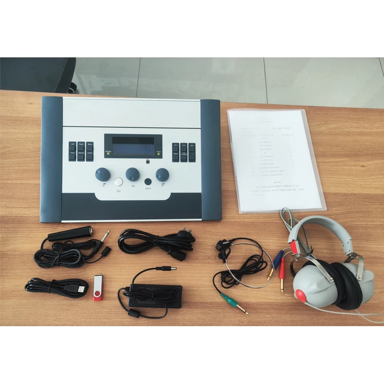 Hearing test device professionnel screening medical audiometer