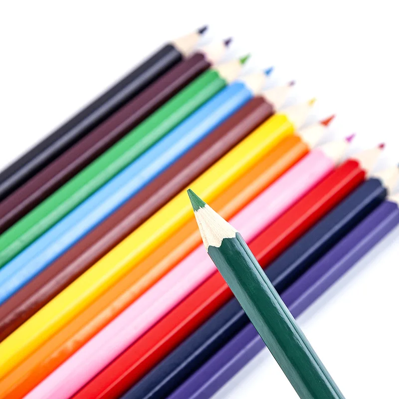 Painting Stationery  180 Unique Colors Custom Wooden Water Kids Colouring Colour Pencil