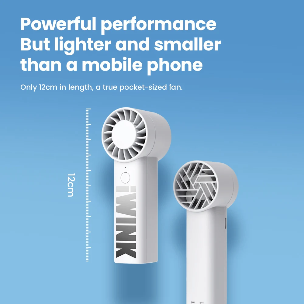 4000mAh powerful rechargeable usb hand fans cooling Waterproof portable mini handheld fan