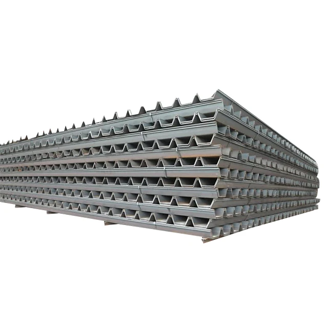 SY295 SY390 Q345B Type 2 Hot rolled U Z type steel profile steel sheet pile for construction