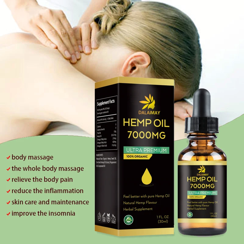 100% чистый частный лейбл пищевой органический травяной экстракт конопляное масло для облегчения боли уменьшает беспокойство Лучше сна