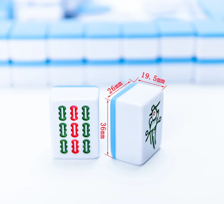 Custom chinese 25mm 40mm 46mm  mahjong tiles set game mini  blank acrylics jade  travel magnetic cards with numbers mahjong