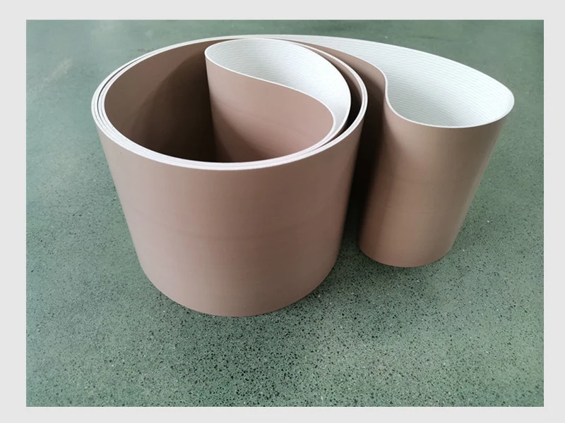 Food Grade PU Belt Color Food Belt Conveyor for Potato Chips Production Line
