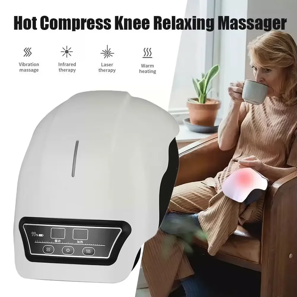 Factory Direct Sales 3 Level Constant Temperature Wormwood Hot Compress Physical Therapy Knee Massager