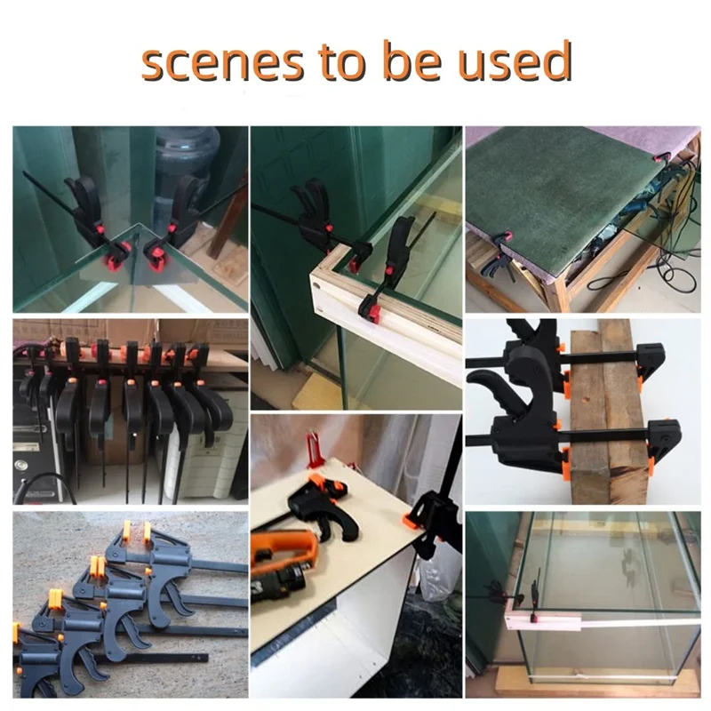 Clamp Mini Small Craft Wood Grip Barbell Lock Collars Woodworking F Bar Clamp