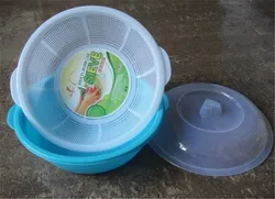 plastic colander with cover kitchen vegetable fruit wash sieve wash basket sets