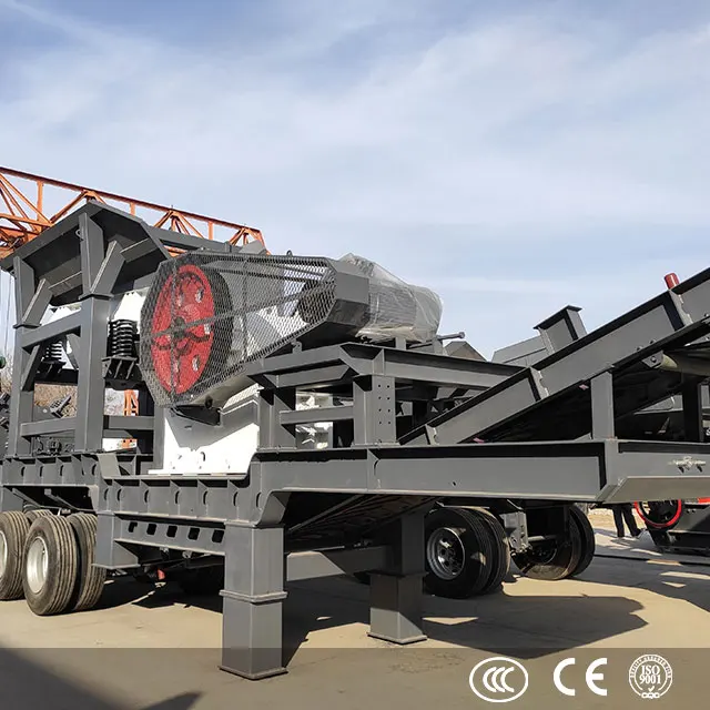 High quality 180t/h granite iron ore mobile jaw crushing plant for sale Peru