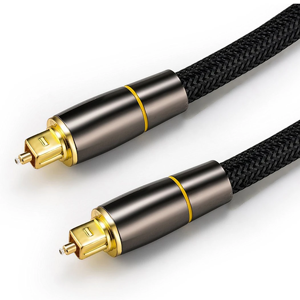 Цифровой оптоволоконный оптический аудиокабель Toslink HIFI 5,1 SPDIF для ТВ-приставки PS4, динамиков, проводов, саундбар, усилитель, сабвуфер