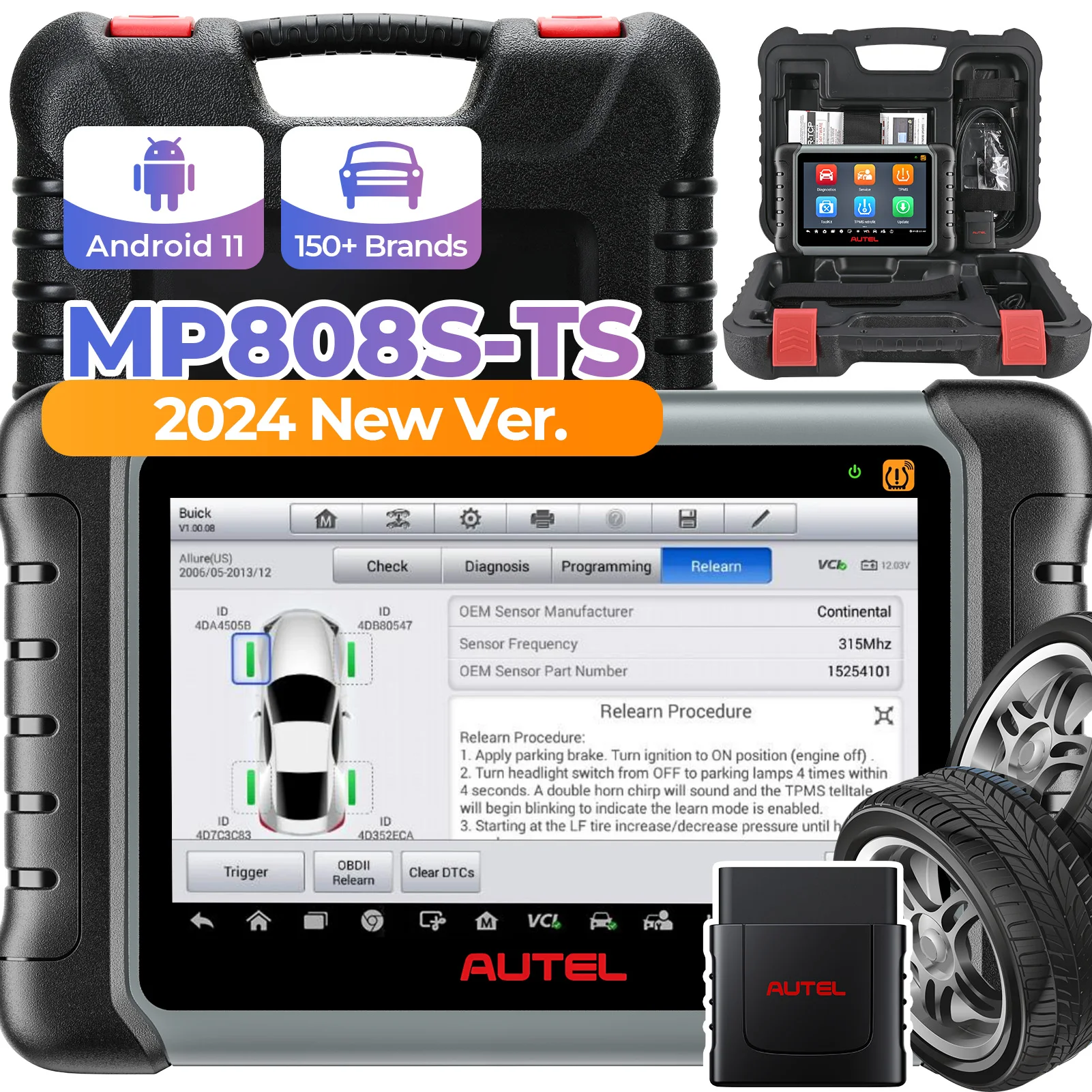 autel MP808S-TS MP808TS maxi pro maxisys pro mp808 ts diagnostic auto tool wireless connection higher version than mk 808ts