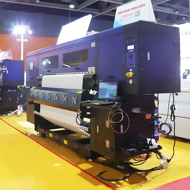 Sublimation Heat Transfer Paper Printing Machine 1.8m 3200DPI Dye Textile Sublimation Printer
