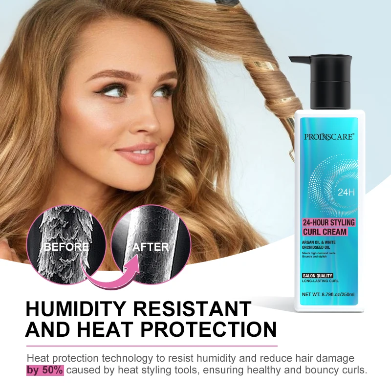 Private Label Curly Hair Cream Hair Products Curl Cream