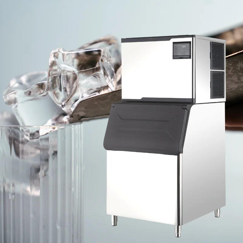 Maquina para hacer hielo en cubos transparentes de gran capacidad maquina de hielo modular