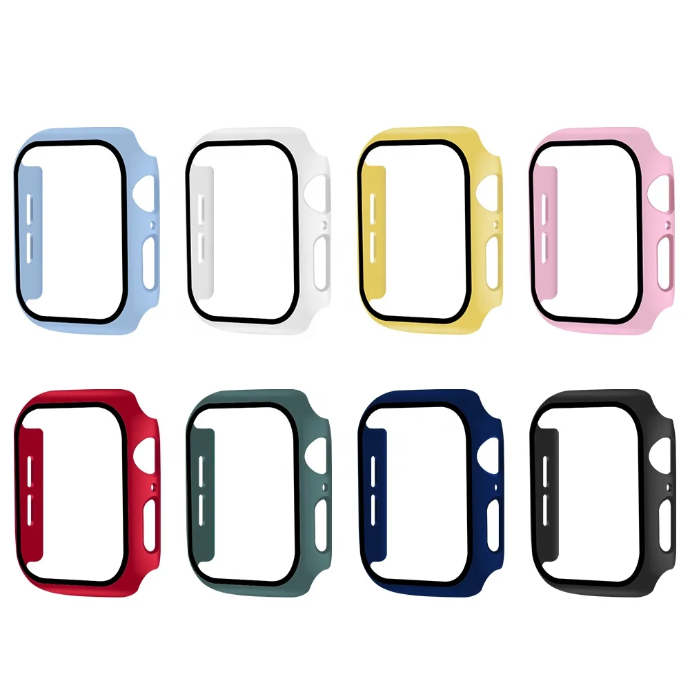  Лучшие продажи продуктов 2021 в США Amazon Smartwatch 2 1 Защита корпуса часов из закаленного стекла для Apple Smart Watch Series