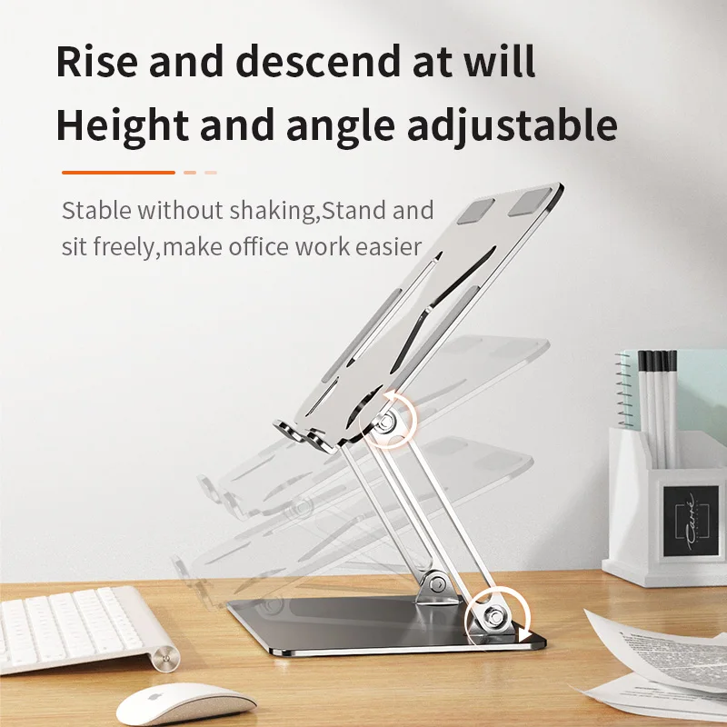 Hot Selling Laptop Stand  Multi Function Anti Slip Height Adjustable Laptop Stand Folding Notebook Stand