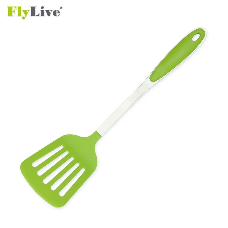 
Kitchen Utensils 6-Piece Tool Set: Ladle Pasta Fork Slotted Spoon Solid 