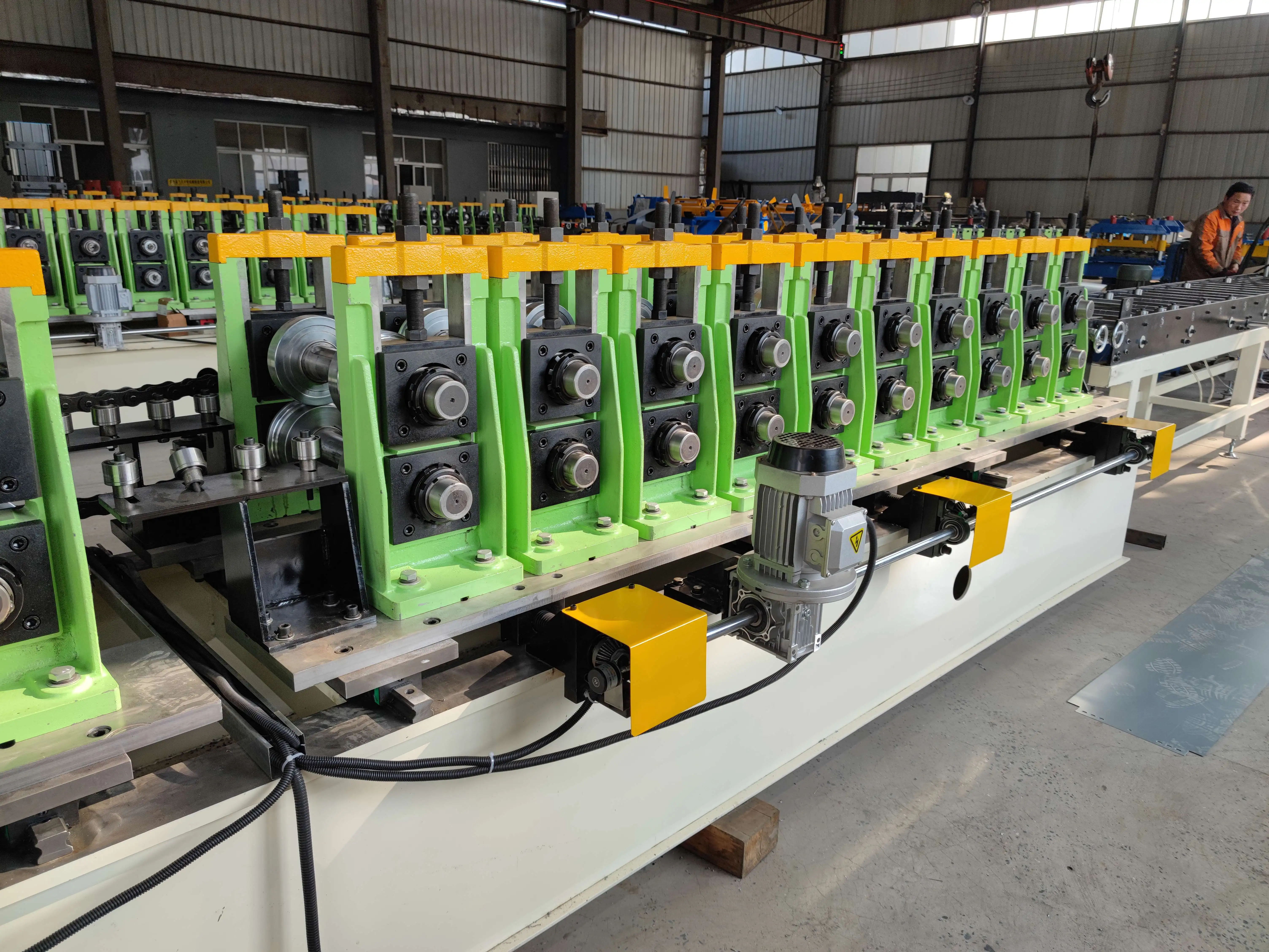 Automatic Cable Tray Roll Forming Machine New Condition Roof Wall PLC Control System for Floor Construction Tile Industries