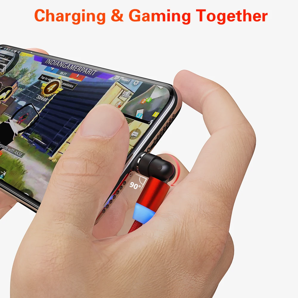 New Arrivals 1m 5V 2.4A 540 degree Rotating 8pin Micro Type C Usb C Phone Data Line 3 in 1 Magnetic Cable