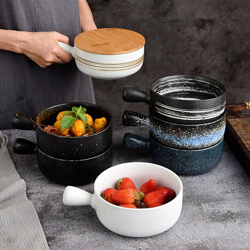 Японская Корейская керамическая посуда с ручкой