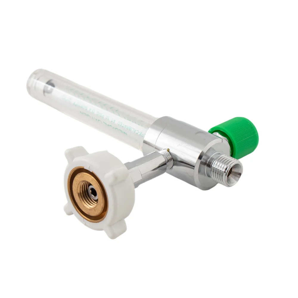 High quality full brass/aluminum oxygen regulator medical equipment oxygen flow meter