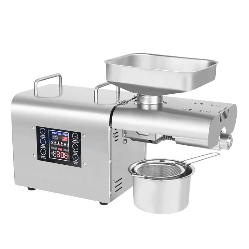 Intelligent Soya Bean Oil Extraction Machine Nut Oil Press Machine Oil Extractor Machine Household