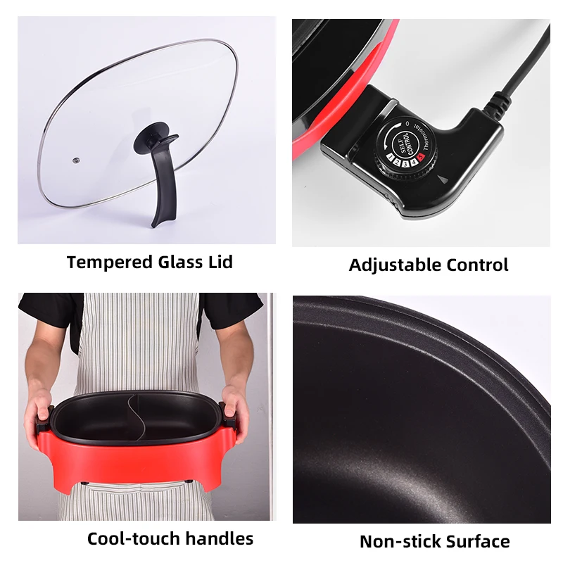 Durable Using Low Price Multifunctional Electric Hot Pot Indoor Electric Hot Pot