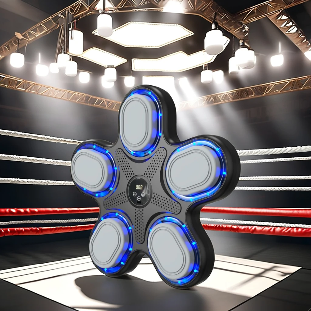 GORDON OEM Factory New Style Music Boxing Machine with Smart Target Punching Bag Custom PU Material Kids Boxing Music Trainer