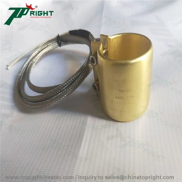 Изготовленный на заказ ID45xH40mm 220v 300w латунный нагреватель слюды