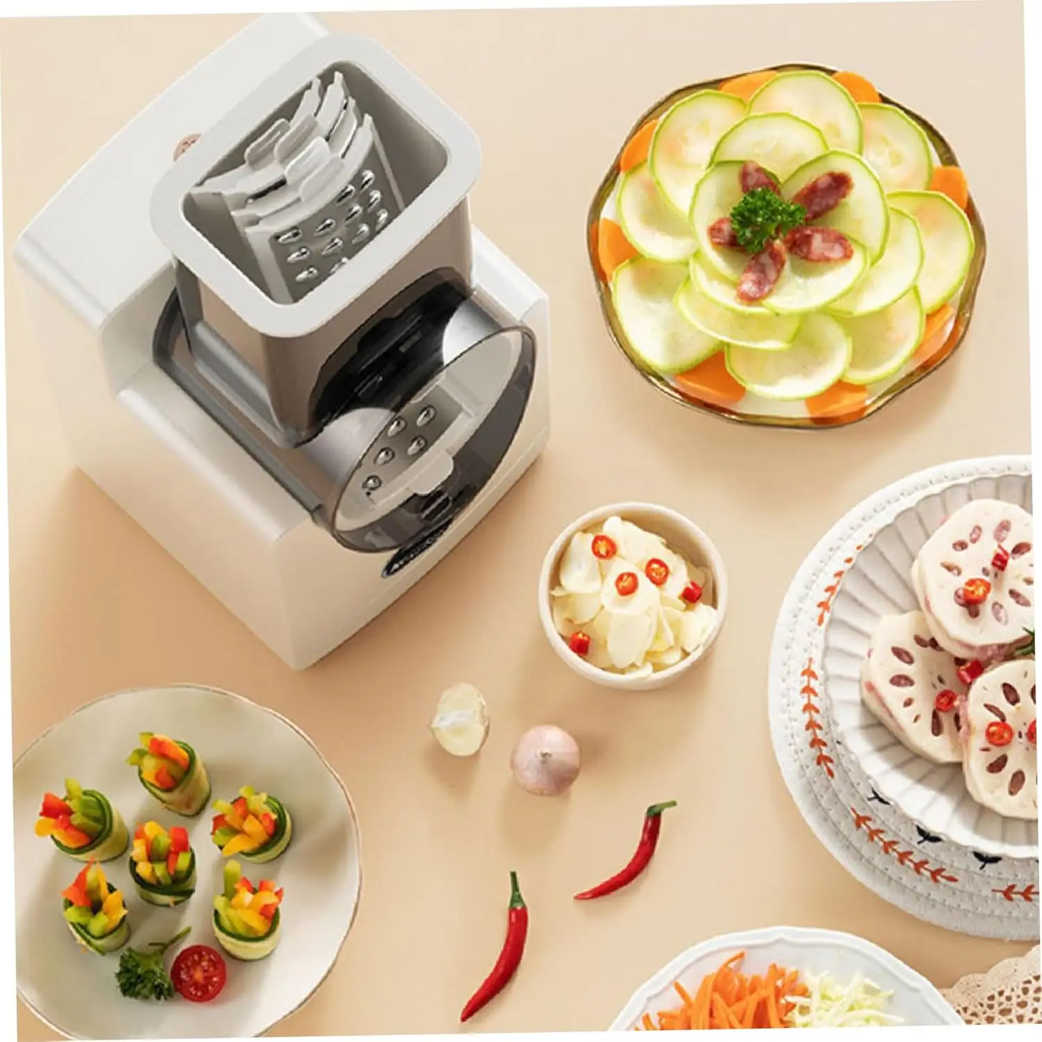 Multifunctional Cheese Grater Electric Vegetable Cutter Salad Maker vegetables slicer Shredder for Kitchen