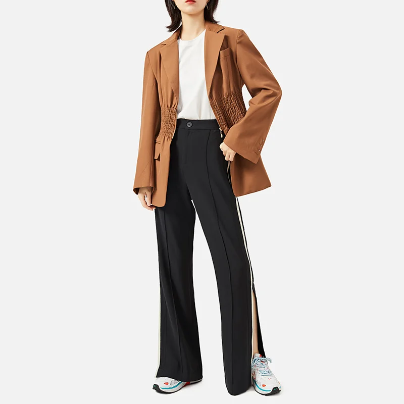 2020 Korean Fashion Spring Autumn Long Sleeve Jacket Casual Women Blazers Coats