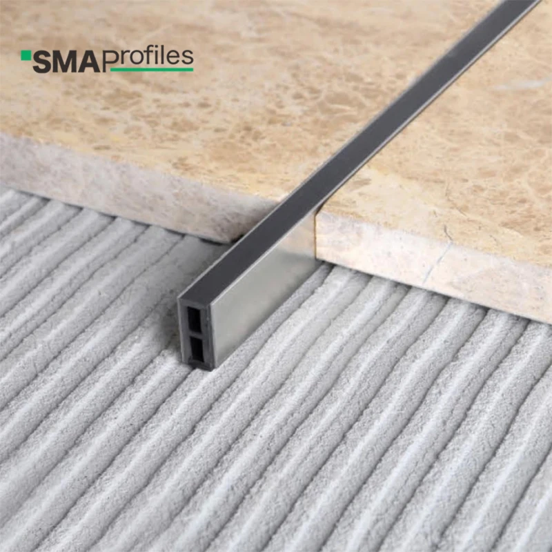 SMAProfiles Metal Tile movement expansion joint stainless steel tile expansion joint for building