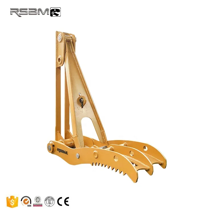 Best Price Excavator Weld-on Rigid Manual Thumb For All Brand 1-50 Ton Excavator
