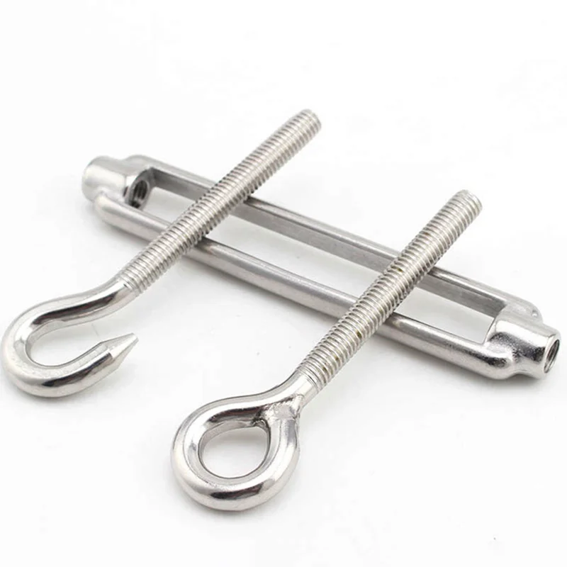 Excellent wholesale turnbuckle wire rope tensioner with eye hook terminal turnbuckle for wire rope